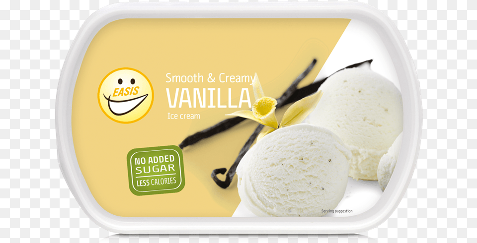 Vanilla Ice Cream Easis Vaniljeis, Dessert, Food, Ice Cream, Dairy Free Png Download