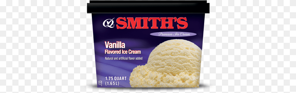 Vanilla Ice Cream Smith39s Mint Chocolate Chip Ice Cream 175 Qt, Dessert, Food, Ice Cream Free Png Download