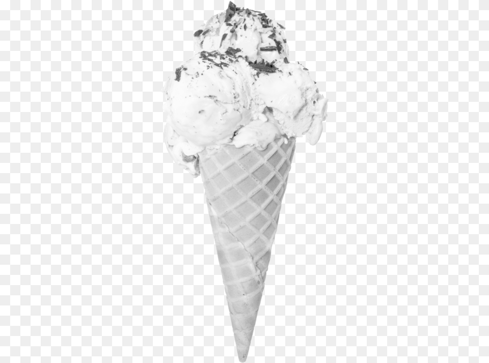 Vanilla Ice Cream Waffle Cone, Dessert, Food, Ice Cream, Soft Serve Ice Cream Free Png Download