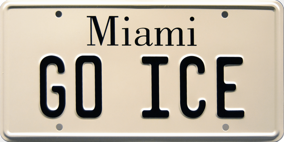 Vanilla Ice License Plate Free Png