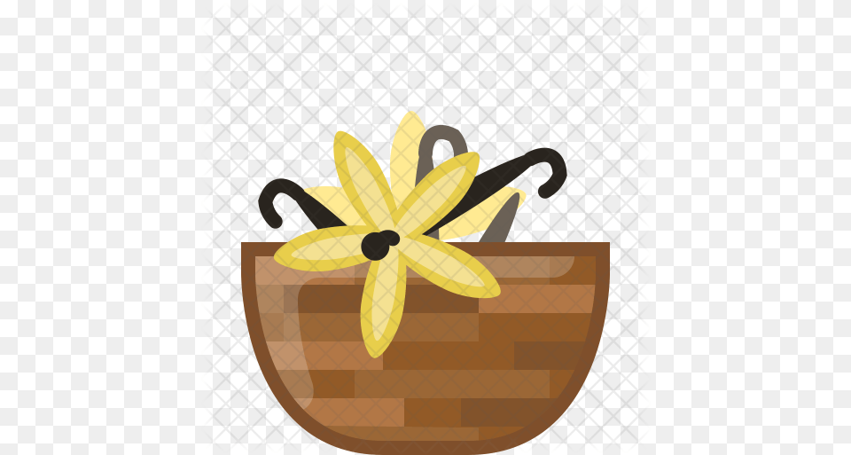 Vanilla Icon Illustration, Daisy, Flower, Plant, Potted Plant Free Transparent Png