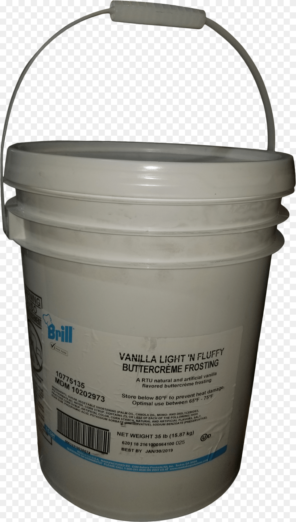 Vanilla Light N Fluffy Icing Butter Creme Icing, Bucket, Bottle, Shaker Free Png