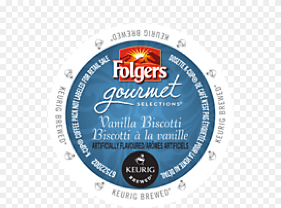 Vanille Biscotti Folgers Vanilla Biscotti 2 Boxes Of 24 K Cups, Disk, Window, Food Free Transparent Png