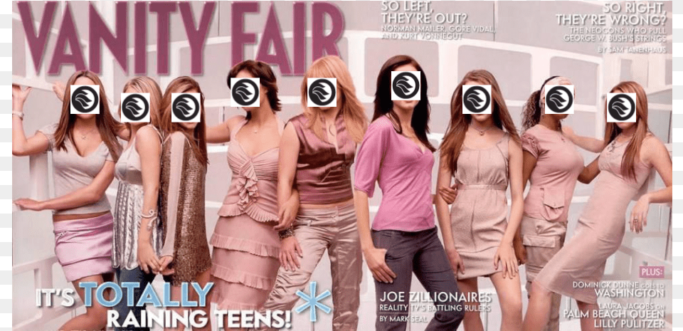 Vanity Fair It39s Raining Teens, Adult, Female, Person, Woman Free Transparent Png