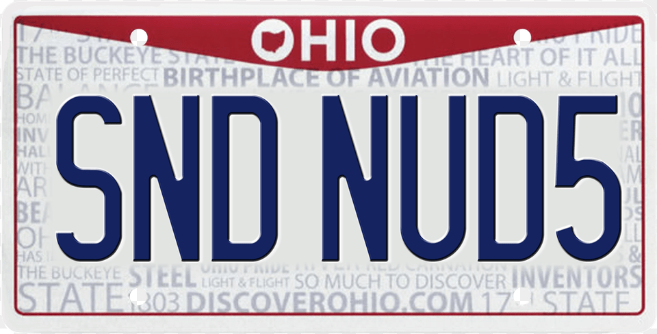 Vanity Plates Rejected So Far This Year By Ohio Poster, License Plate, Transportation, Vehicle Png