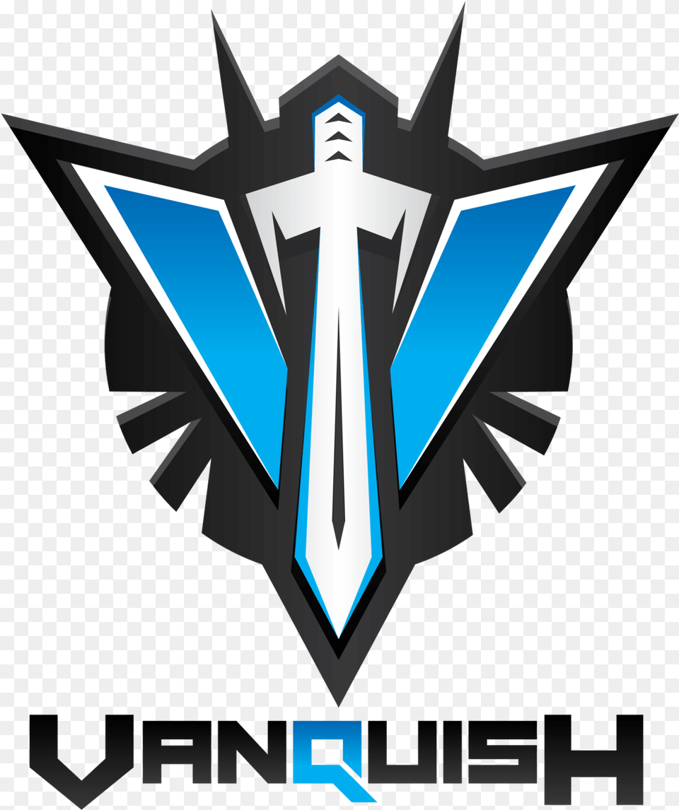 Vanquish Gaming Logo By Edie Spencer Cool Gaming Logo, Emblem, Symbol, Weapon Free Transparent Png
