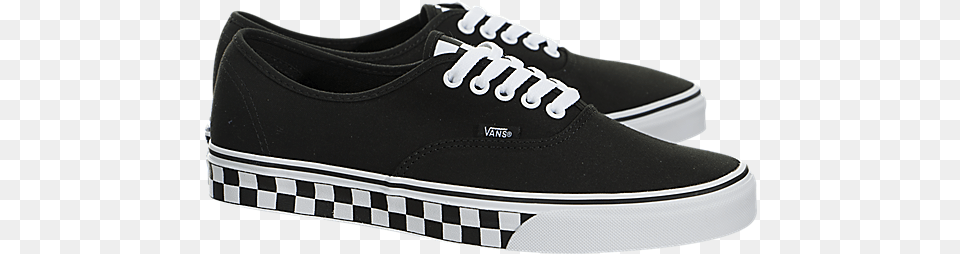 Vans Authentic Black Skate Shoe, Clothing, Footwear, Sneaker, Canvas Png