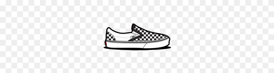 Vans Checkerboard Icon Van Slip Ons Iconset Hopstarter, Clothing, Footwear, Shoe, Sneaker Png
