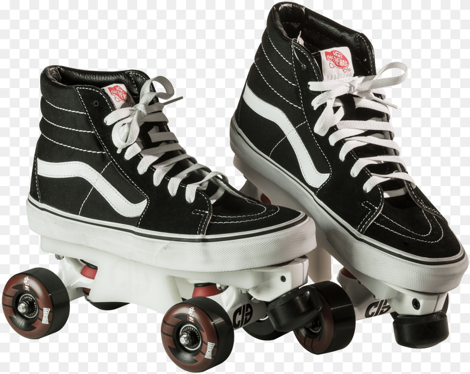 Vans Chicks In Bowls Custom Roller Skates Cib Skatepark Vans High Top Roller Skates, Clothing, Footwear, Shoe, Sneaker Free Png Download