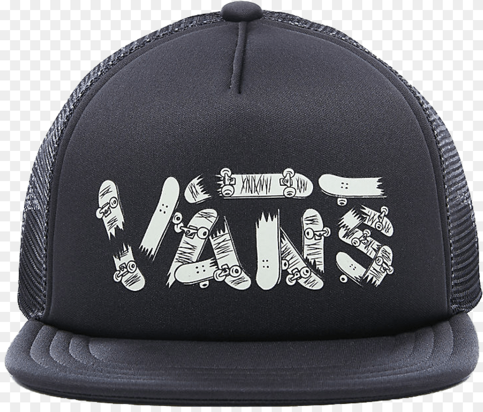 Vans Logo Trucker Hat Kids Glow In The Dark Orange Baseball Cap, Baseball Cap, Clothing, Accessories, Bag Free Png