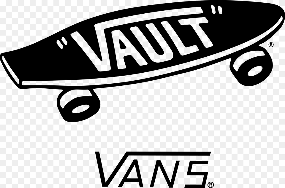 Vans Logo Vans Vault Logo, Gray Free Png