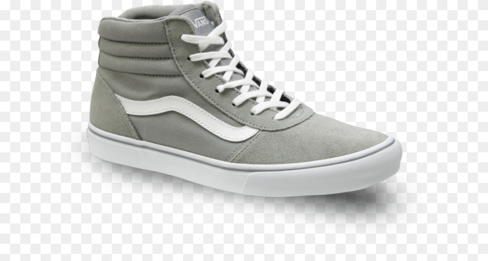 Vans Maddie Hi Grey White Skate Shoe, Clothing, Footwear, Sneaker, Canvas Png