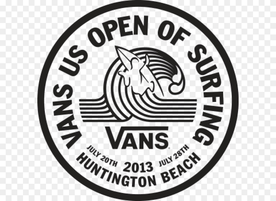 Vans Official Sponsor Us Open Of Surfing Vans Us Open 2018 Logo, Emblem, Symbol, Ammunition, Grenade Png Image