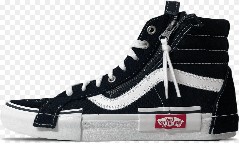 Vans Sk8 Hi Reissue Cap Black Truewhite, Clothing, Footwear, Shoe, Sneaker Free Png Download