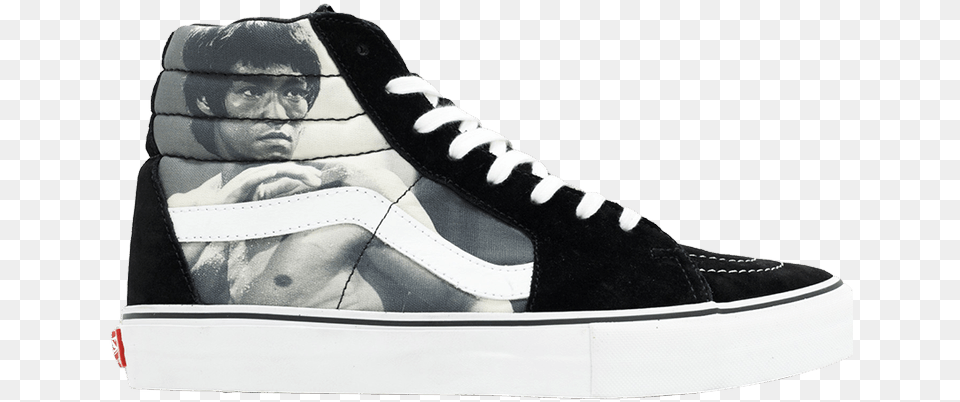 Vans Sk8 X Supreme X Bruce Lee, Clothing, Footwear, Shoe, Sneaker Free Transparent Png