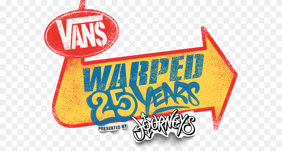 Vans Warped Tour 2019 Logo, Sticker, Food, Sweets, Text Free Png Download