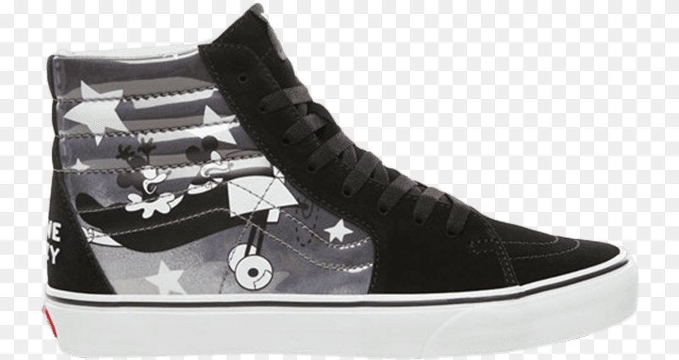 Vans X Disney Sk8 Hi, Clothing, Footwear, Shoe, Sneaker Free Png