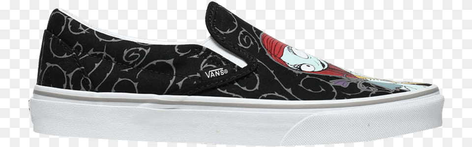 Vans X The Nightmare Before Christmas Slip, Canvas, Clothing, Footwear, Shoe Free Transparent Png