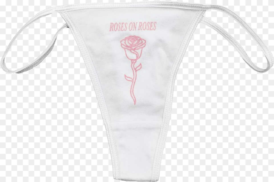 Vapor White Rose Thong Panties, Clothing, Lingerie, Underwear Free Png Download