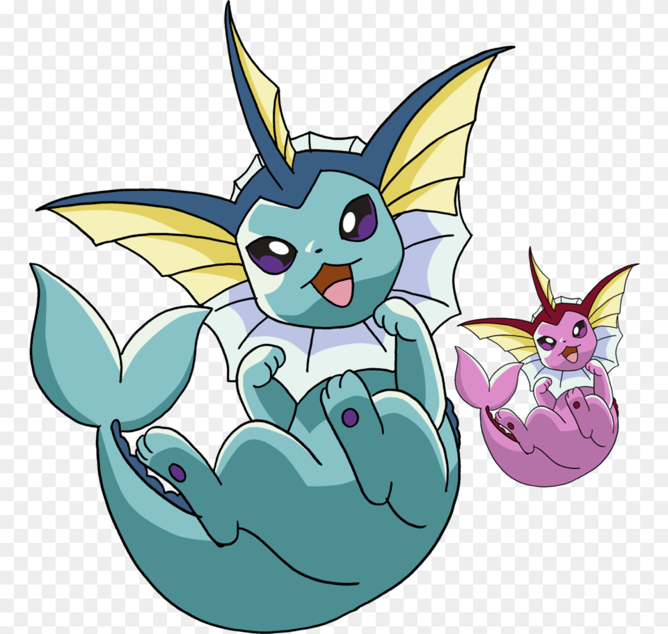 Vaporeon Amp Shiny Vaporeon Vaporeon Shiny Normal, Face, Head, Person, Baby Free Transparent Png