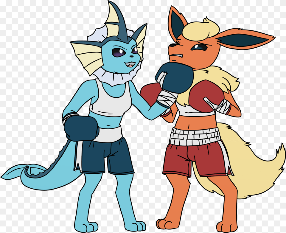 Vaporeon And Flareon, Baby, Person, Shorts, Clothing Free Png Download