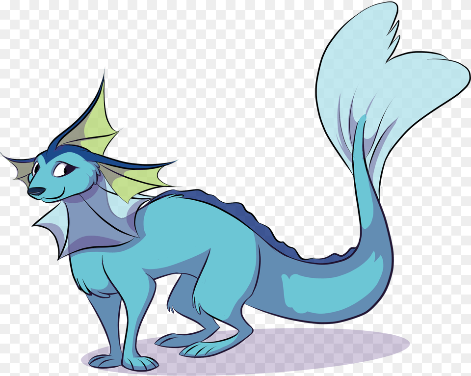 Vaporeon Cartoon, Animal, Fish, Sea Life, Shark Png