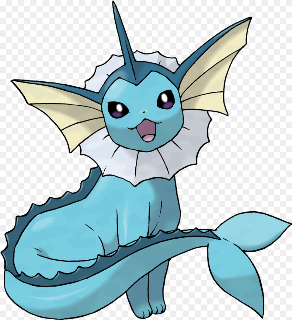 Vaporeon Vaporeon Pokemon Eevee Evolution, Baby, Person, Cartoon, Face Free Transparent Png