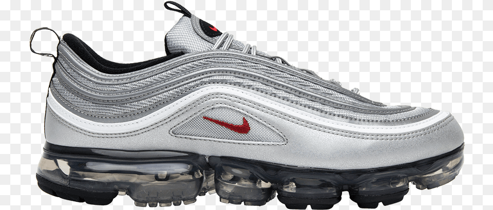 Vapormax 97 Silver Bullet, Clothing, Footwear, Shoe, Sneaker Free Png Download