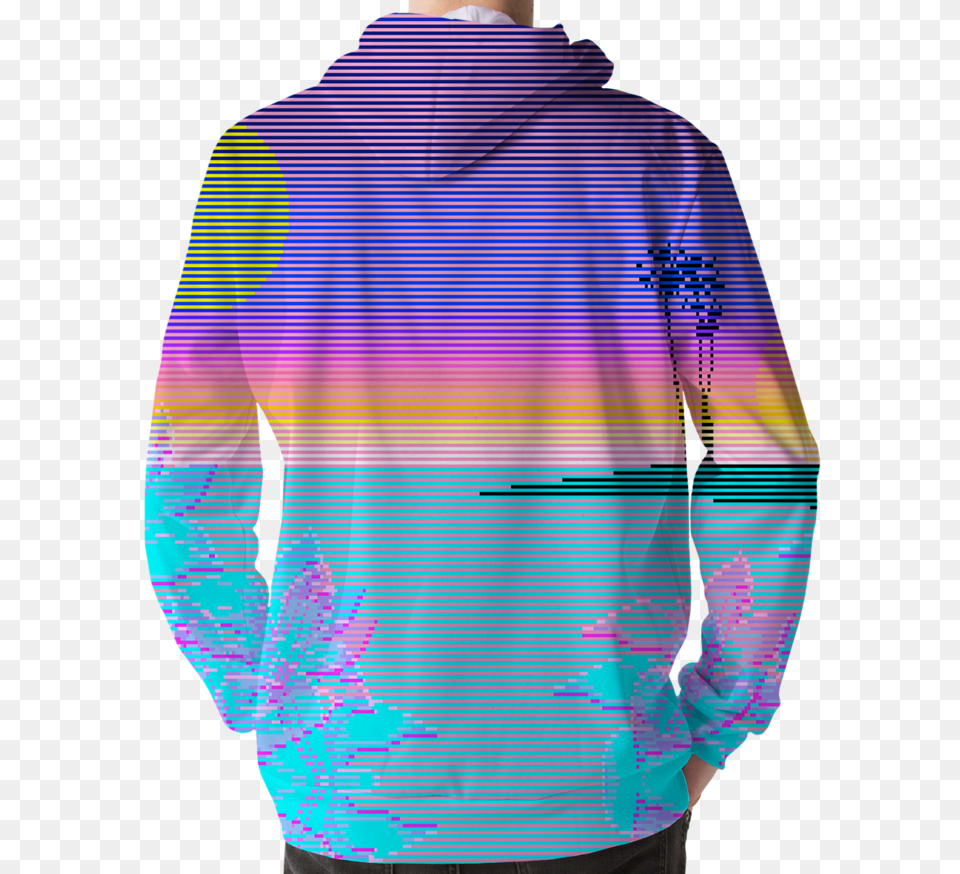 Vaporwave Aesthetic Clothing Full Bloom Hoodie, Sweatshirt, Sweater, Sleeve, Long Sleeve Free Png Download