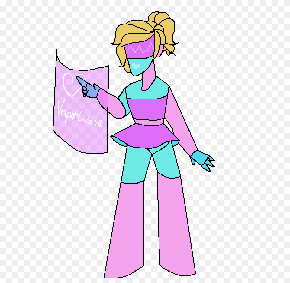 Vaporwave Darling, Book, Comics, Publication, Purple Free Png