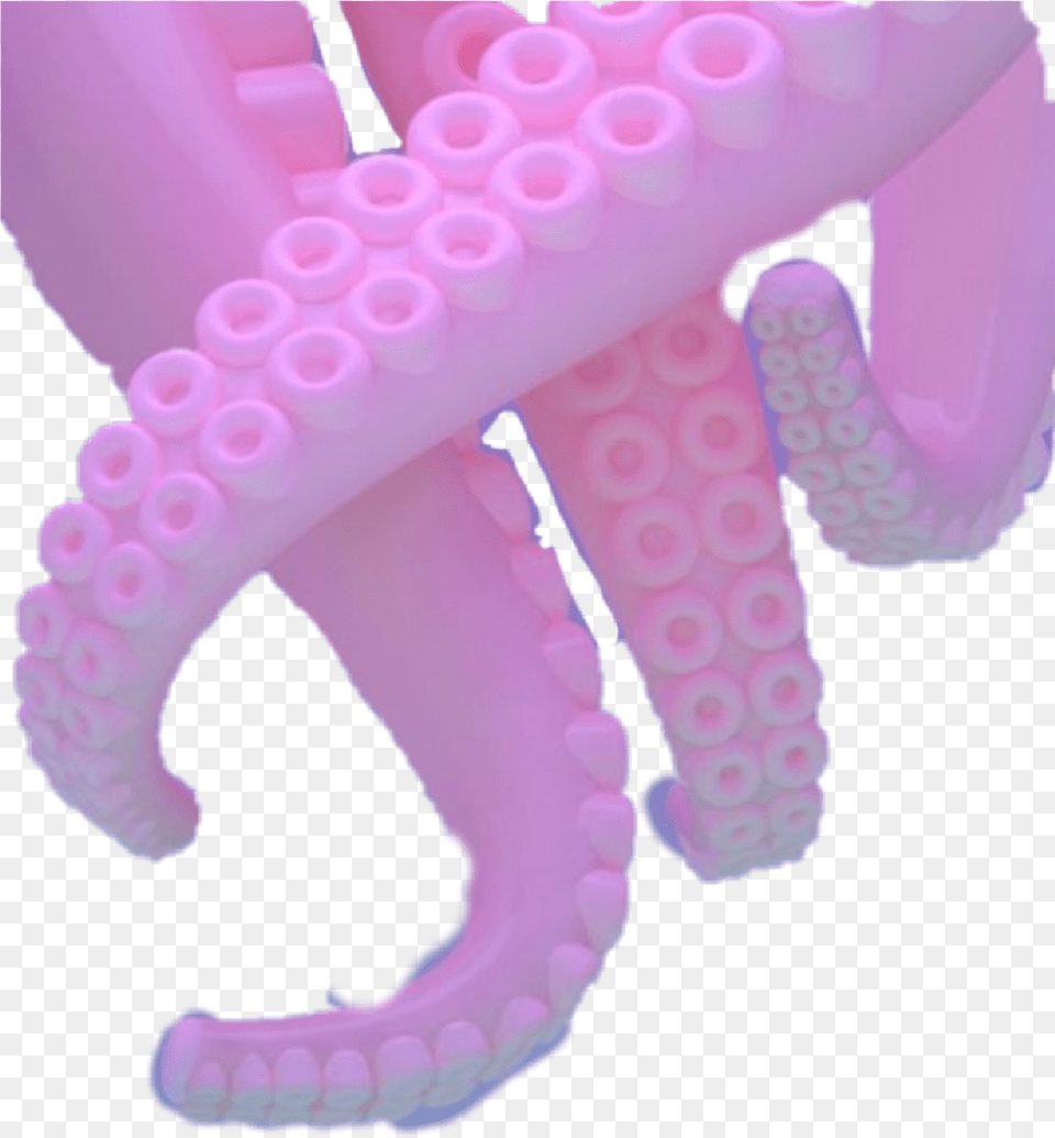 Vaporwave Octopus Aesthetic Vaporwaveaesthetic Animal Figure, Sea Life, Invertebrate Free Png Download