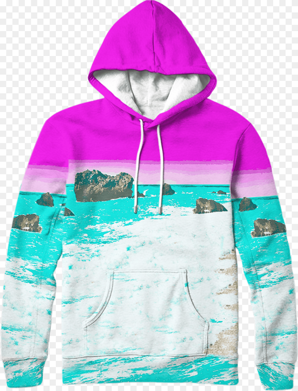 Vaporwave Palm Tree Fashion Vaporwave Aesthetic Hoodies Asthethic Hooodie, Clothing, Hood, Hoodie, Knitwear Free Transparent Png