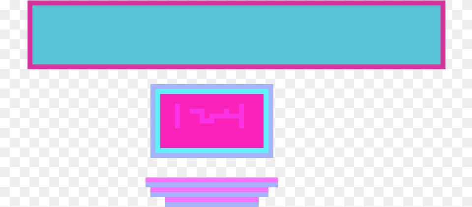 Vaporwave Pixel, Purple Free Transparent Png