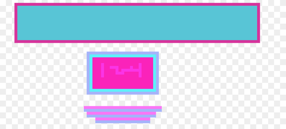 Vaporwave Pixel Art Maker, Purple Png