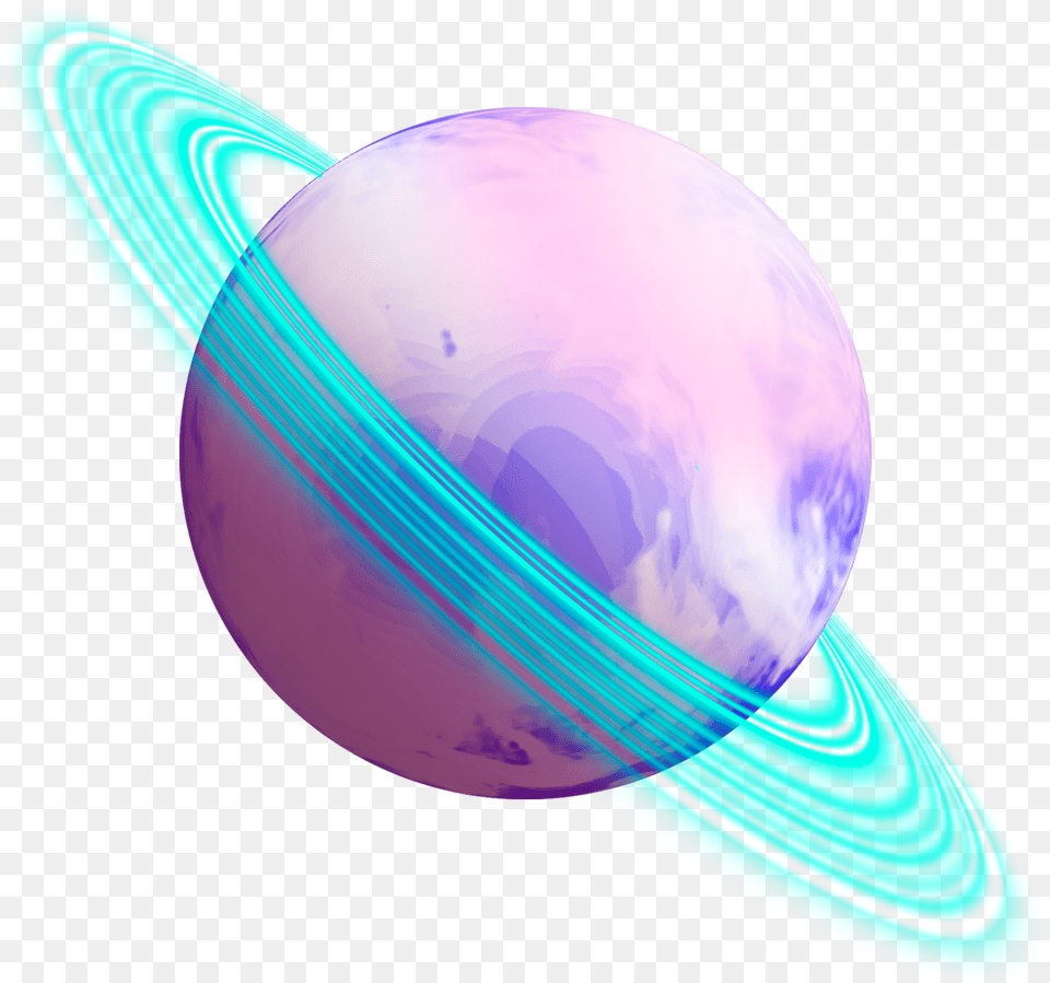 Vaporwave Planet, Astronomy, Outer Space, Globe, Moon Free Transparent Png