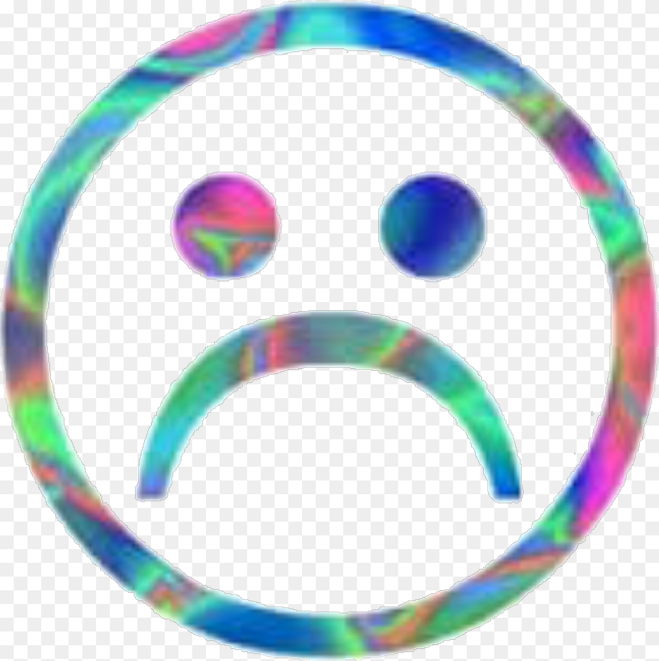 Vaporwave Sad Face Gif, Disk, Sphere, Juggling, Person Free Png