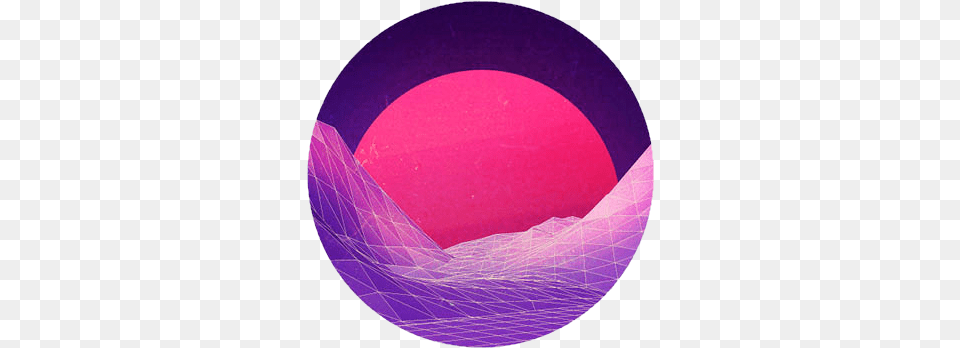 Vaporwave Shared Vaporwave Circle, Purple, Sphere, Disk Free Transparent Png