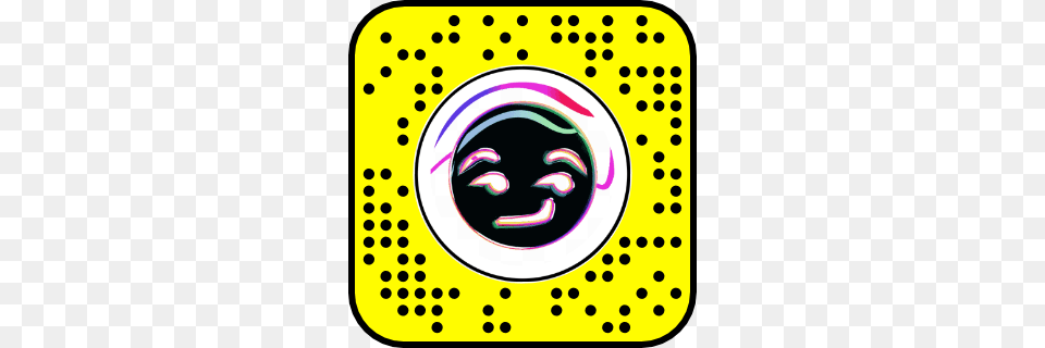 Vaporwave Smirk Emoji Snaplenses, Pattern, Face, Head, Person Png Image