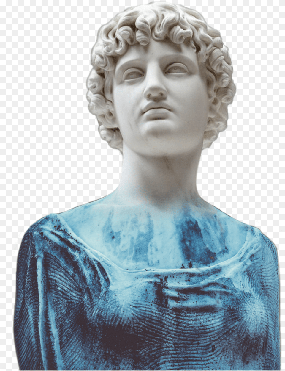 Vaporwave Statue, Adult, Art, Female, Person Free Png Download