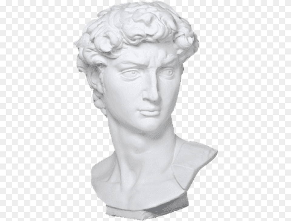 Vaporwave Statue Aesthetic Statue Head, Art, Face, Person, Photography Free Png Download