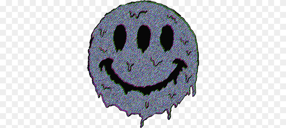 Vaporwave Trippy Trip Smile Smiley Emoji Tumblr Aesthet, Person, Logo, Accessories, Face Free Png
