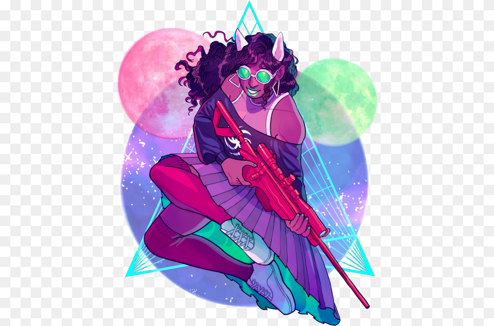 Vaporwave Vector Cyberpunk Illustration, Art, Book, Comics, Graphics Free Png