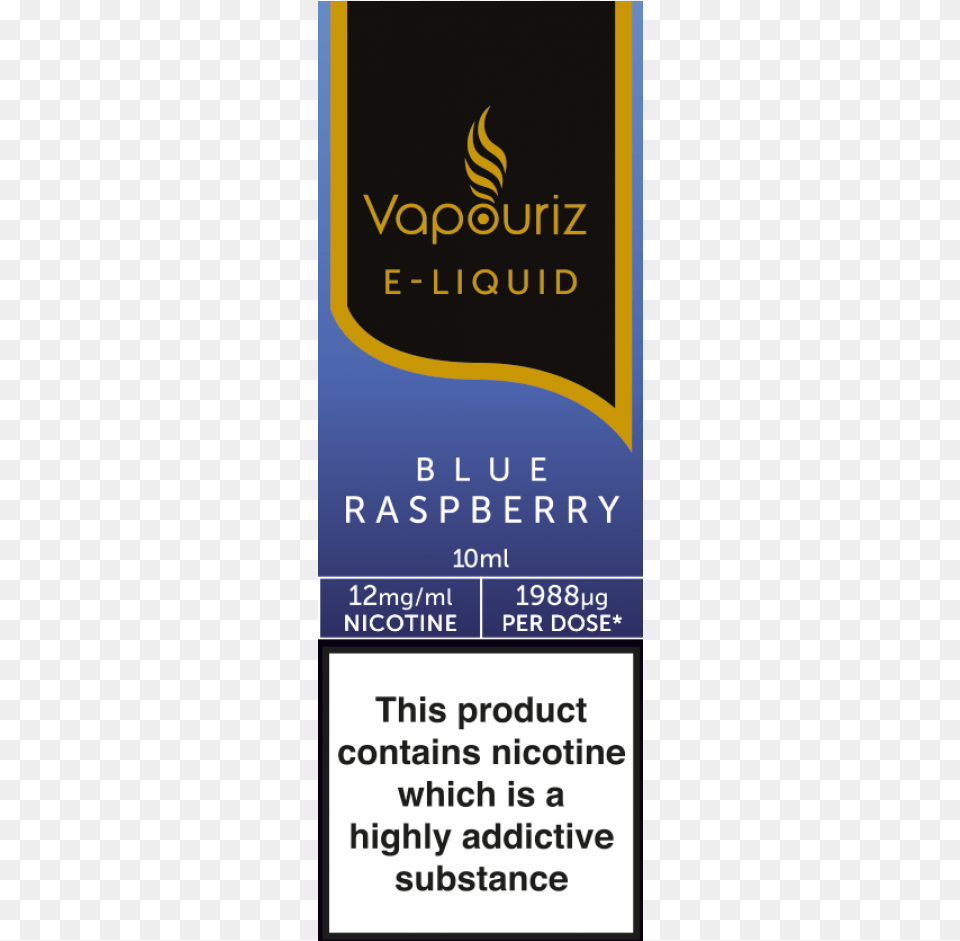 Vapouriz Blue Raspberry E Liquid 10ml Liquids Banner, Advertisement, Book, Poster, Publication Free Png