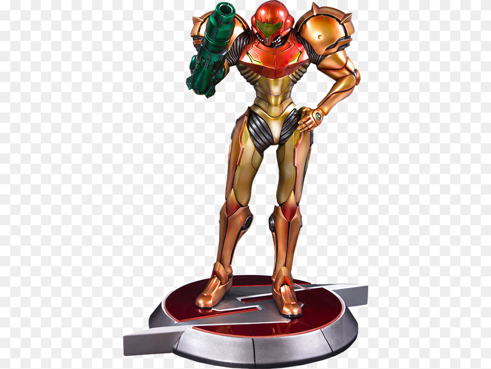 Varia Suit Samus Figure, Adult, Female, Person, Woman Free Png