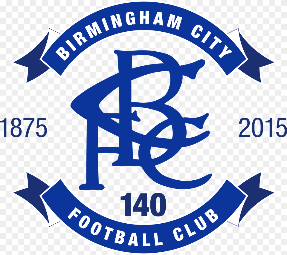 Variant Used In 2015 To Celebrate 140 Year Anniversary Birmingham City Football Club Logo, Electronics, Hardware, Emblem, Symbol Png