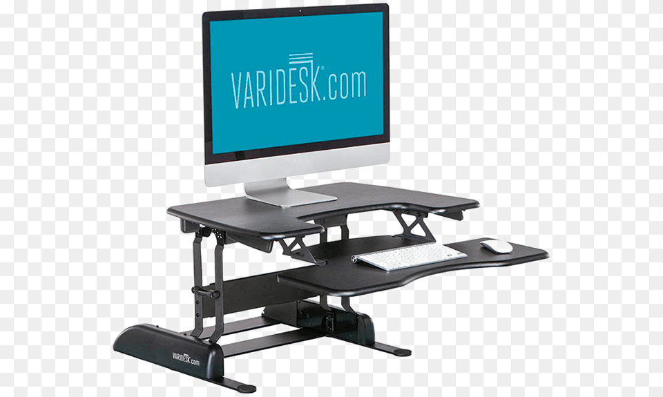 Varidesk Proplus 30 Standing Desk Varidesk Pro Plus 36 Standing Desk, Computer, Furniture, Electronics, Table Png Image