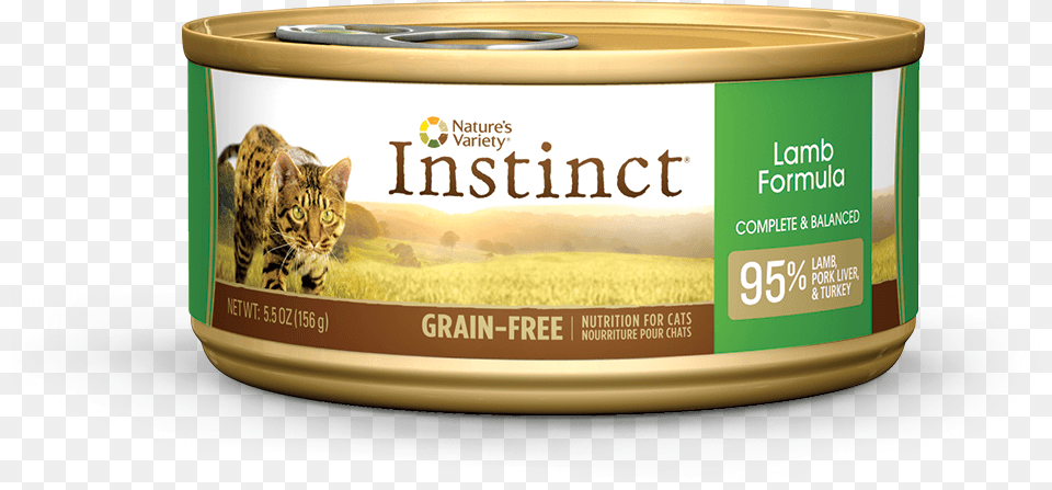 Variety Instinct Grain Canned Cat Food Nature39s Variety Rabbit Cat Food, Aluminium, Can, Canned Goods, Tin Free Png