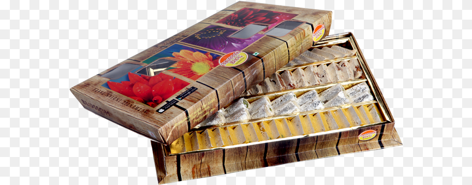 Variety Of Kaju Burfi Kaju Katli, Box, Incense, Crate Free Transparent Png