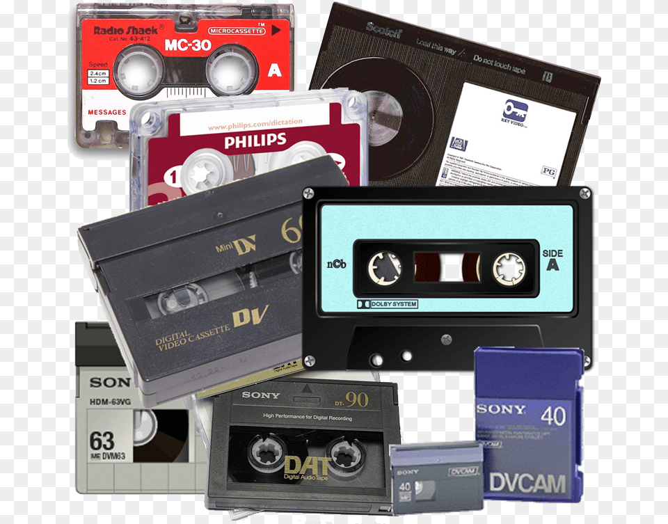 Various Analog Tapes Cassette Deck, Machine, Wheel Free Png Download