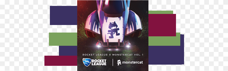Various Artists Rocket League X Monstercat Vol Rocket League X Monstercat Vol, Advertisement, Poster, Book, Car Png